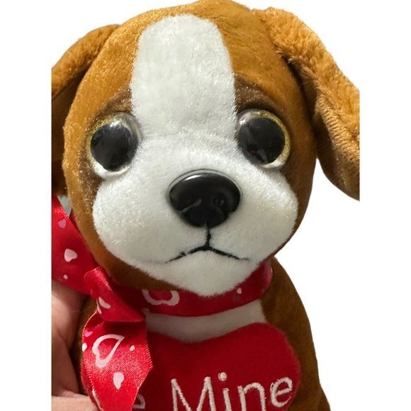 Tom's Toy International BE‎ MINE Valentine's Day Dog 7" Plush Stuffed Animal - Picture 5 of 6